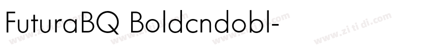 FuturaBQ Boldcndobl字体转换